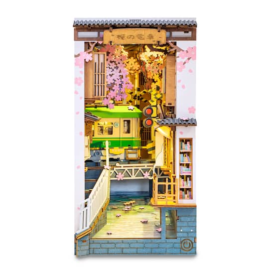 Rolife® Sakura Densya DIY Book Nook Shelf Insert Kit